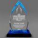 Leadership Awards - Blue Oval Acrylic Awards - Personalize Online – Choose From 5 Designs