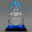 Leadership Awards - Blue Oval Acrylic Awards - Personalize Online – Choose From 5 Designs