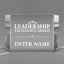 Leadership Awards - Clear Crystal Facet Block Awards - Personalize Online – Choose From 5 Designs