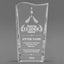 Leadership Awards - Clear Crystal Facet Wave Awards - Personalize Online – Choose From 5 Designs