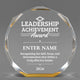 Leadership Awards - Gold Octagon Acrylic Awards - Personalize Online – Choose From 5 Designs