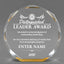 Leadership Awards - Gold Octagon Acrylic Awards - Personalize Online – Choose From 5 Designs