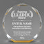 Leadership Awards - Gold Octagon Acrylic Awards - Personalize Online – Choose From 5 Designs