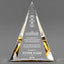 Leadership Awards - Gold Pinnacle Acrylic Awards - Personalize Online – Choose From 5 Designs
