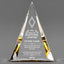 Leadership Awards - Gold Pinnacle Acrylic Awards - Personalize Online – Choose From 5 Designs