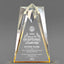 Leadership Awards - Gold Sculpted Star Acrylic Awards - Personalize Online – Choose From 5 Designs