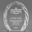 Leadership Awards - Oval Crystal with Decorative Edge Awards - Personalize Online – Choose From 5 Designs