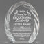Leadership Awards - Oval Crystal with Decorative Edge Awards - Personalize Online – Choose From 5 Designs