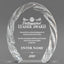 Leadership Awards - Oval Crystal with Decorative Edge Awards - Personalize Online – Choose From 5 Designs