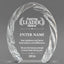 Leadership Awards - Oval Crystal with Decorative Edge Awards - Personalize Online – Choose From 5 Designs