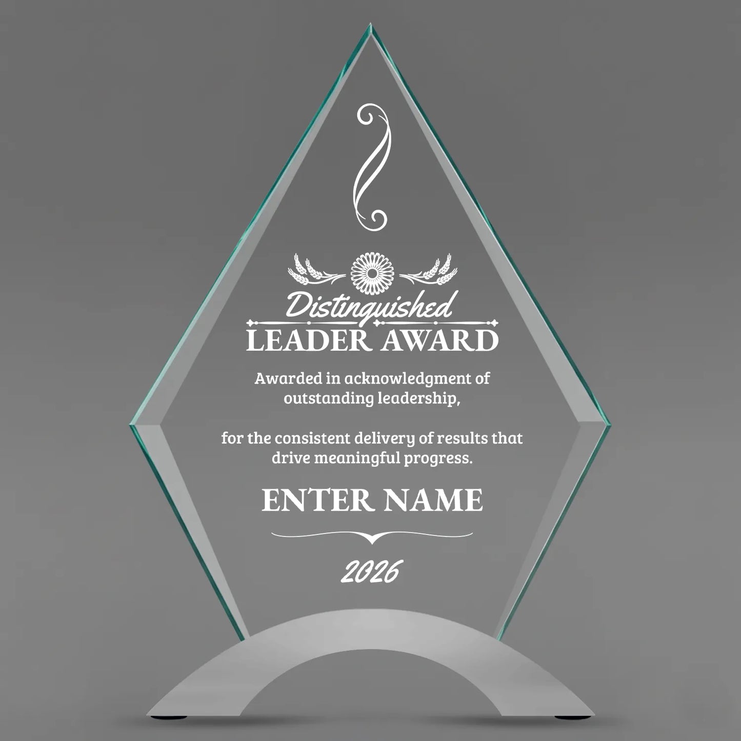 Leadership Awards - Diamond Cosmic Acrylic Awards - Personalize Online – Choose From 5 Designs