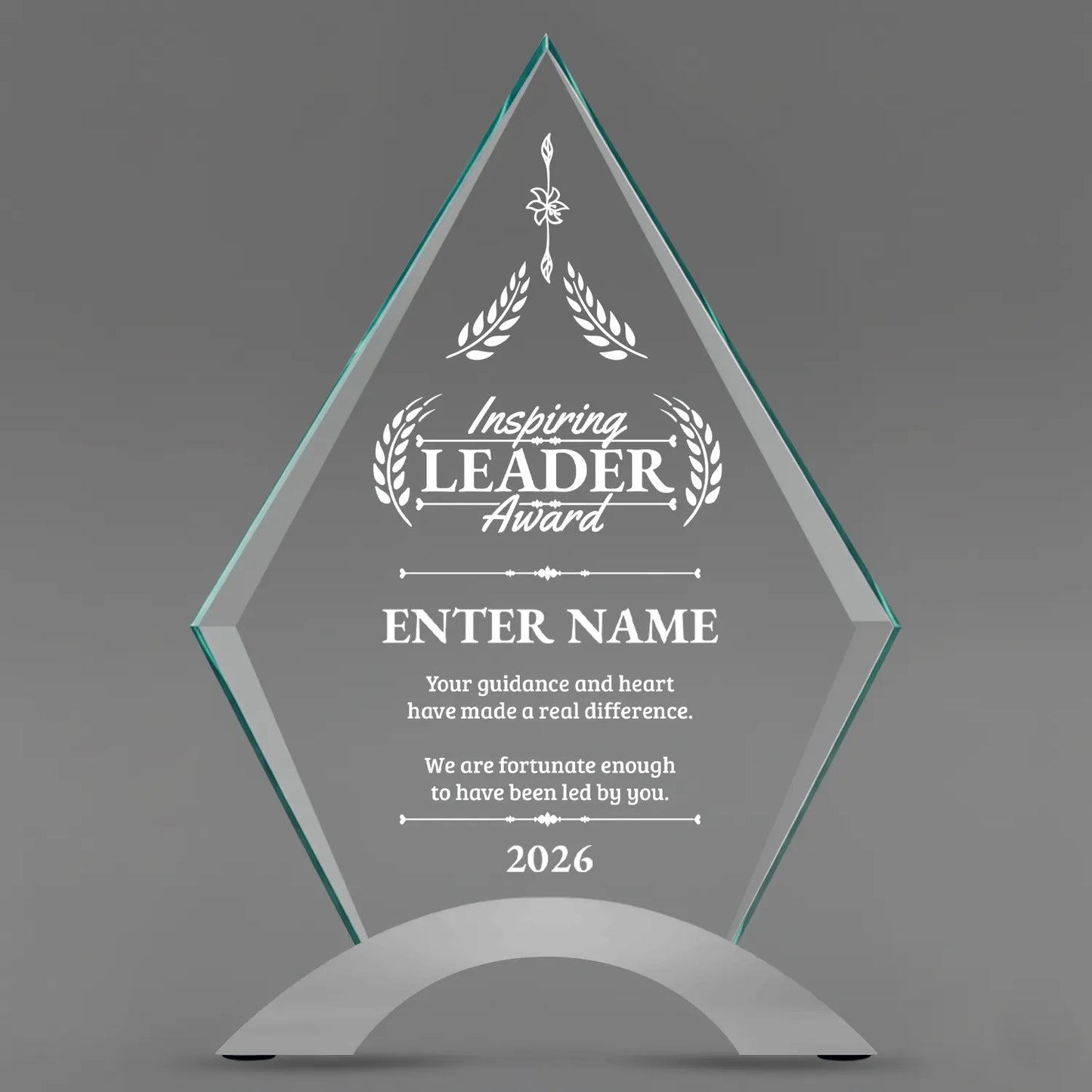 Leadership Awards - Diamond Cosmic Acrylic Awards - Personalize Online – Choose From 5 Designs