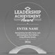 Leadership Awards - Round Cosmic Acrylic Awards - Personalize Online – Choose From 5 Designs