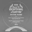 Leadership Awards - Round Cosmic Acrylic Awards - Personalize Online – Choose From 5 Designs