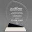 Leadership Awards - Crystal Oblong with Black Accent Awards - Personalize Online – Choose From 5 Designs