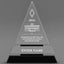 Leadership Awards - Crystal Triangle Crystal Awards - Personalize Online – Choose From 5 Designs