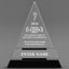 Leadership Awards - Crystal Triangle Crystal Awards - Personalize Online – Choose From 5 Designs