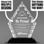 Appreciation Awards - Diamond Accent Glass Awards - Personalize Online – Choose From 5 Designs