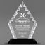 Long Service Awards - Diamond Accent Glass Awards - Personalize Online – Choose From 5 Designs