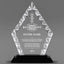 Retirement Awards - Diamond Accent Glass Awards - Personalize Online – Choose From 5 Designs