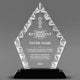 Retirement Awards - Diamond Accent Glass Awards - Personalize Online – Choose From 5 Designs