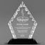 Retirement Awards - Diamond Accent Glass Awards - Personalize Online – Choose From 5 Designs