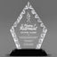 Retirement Awards - Diamond Accent Glass Awards - Personalize Online – Choose From 5 Designs