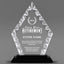Retirement Awards - Diamond Accent Glass Awards - Personalize Online – Choose From 5 Designs