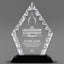 Leadership Awards - Diamond Accent Glass Crystal Awards - Personalize Online – Choose From 5 Designs