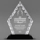 Leadership Awards - Diamond Accent Glass Crystal Awards - Personalize Online – Choose From 5 Designs