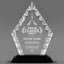 Leadership Awards - Diamond Accent Glass Crystal Awards - Personalize Online – Choose From 5 Designs