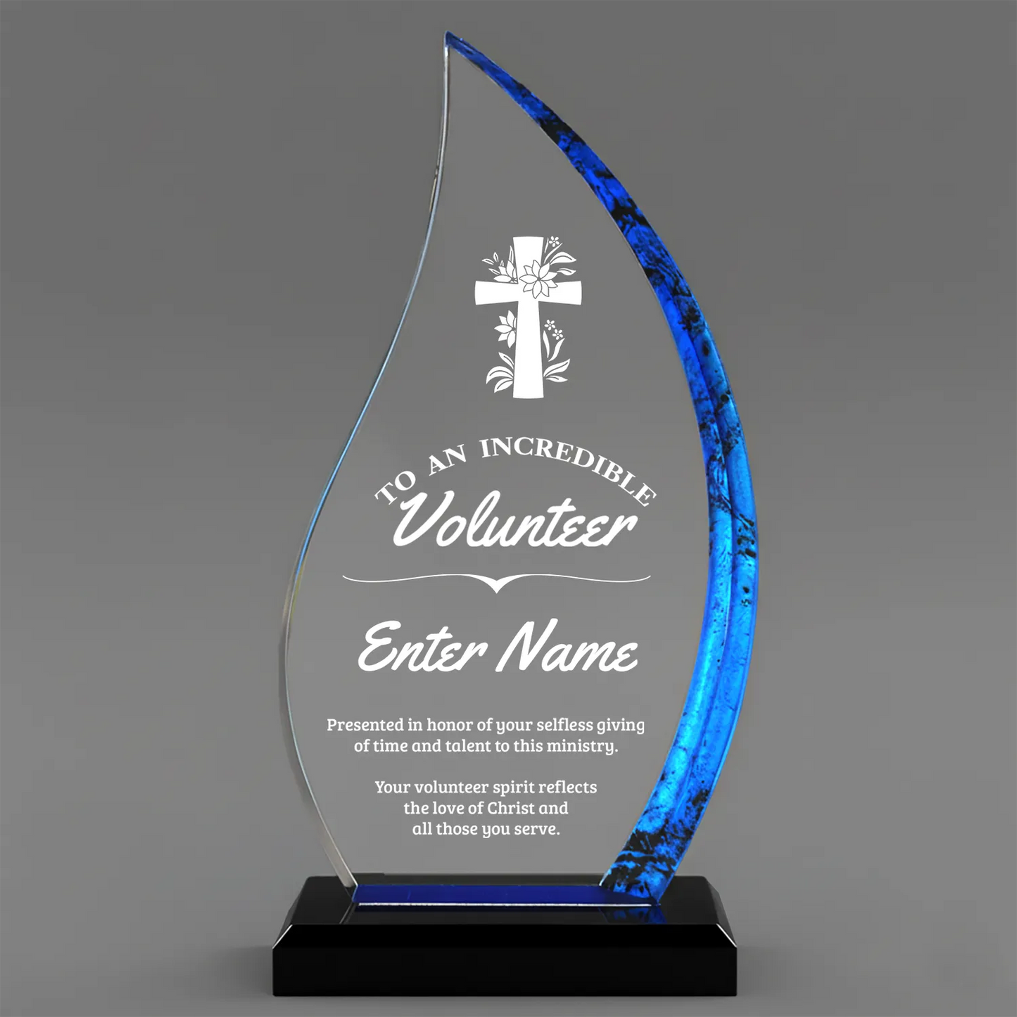 Church Awards - Blue Flame Awards - Personalize Online – Choose From 5 Designs