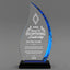 Leadership Awards - Blue Flame Acrylic Awards - Personalize Online – Choose From 5 Designs