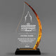 Leadership Awards - Gold Flame Acrylic Awards - Personalize Online – Choose From 5