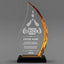 Leadership Awards - Gold Flame Acrylic Awards - Personalize Online – Choose From 5