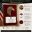 Sculpted Eagle Rosewood Recognition Plaque with Full Color Plate – 8" x 10.5" & 10.5" x 13"