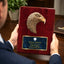 Sculpted Eagle Rosewood Recognition Plaque with Full Color Plate – 8" x 10.5" & 10.5" x 13"