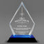 Sales Awards - Blue Arrow Acrylic Awards - Personalize Online – Choose From 5 Designs