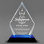 Sales Awards - Blue Arrow Acrylic Awards - Personalize Online – Choose From 5 Designs