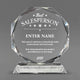 Sales Awards – Crystal Glass Octagon Awards - Personalize Online – Choose From 5 Designs