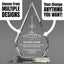 Sales Awards - Optic Crystal Arrowhead Awards - Personalize Online – Choose From 5 Designs