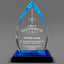 Sales Awards - Blue Oval Acrylic Awards - Personalize Online – Choose From 5 Designs