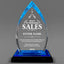 Sales Awards - Blue Oval Acrylic Awards - Personalize Online – Choose From 5 Designs