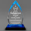 Sales Awards - Blue Oval Acrylic Awards - Personalize Online – Choose From 5 Designs