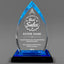 Sales Awards - Blue Oval Acrylic Awards - Personalize Online – Choose From 5 Designs