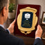 Cast Metal Scroll Rosewood Recognition Plaque with Full Color Plate – 11" x 15"
