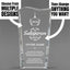 Sales Awards - Clear Crystal Facet Wave Awards - Personalize Online – Choose From 5