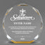 Sales Awards - Gold Octagon Acrylic Awards - Personalize Online – Choose From 5 Designs