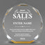 Sales Awards - Gold Octagon Acrylic Awards - Personalize Online – Choose From 5 Designs