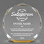 Sales Awards - Gold Octagon Acrylic Awards - Personalize Online – Choose From 5 Designs